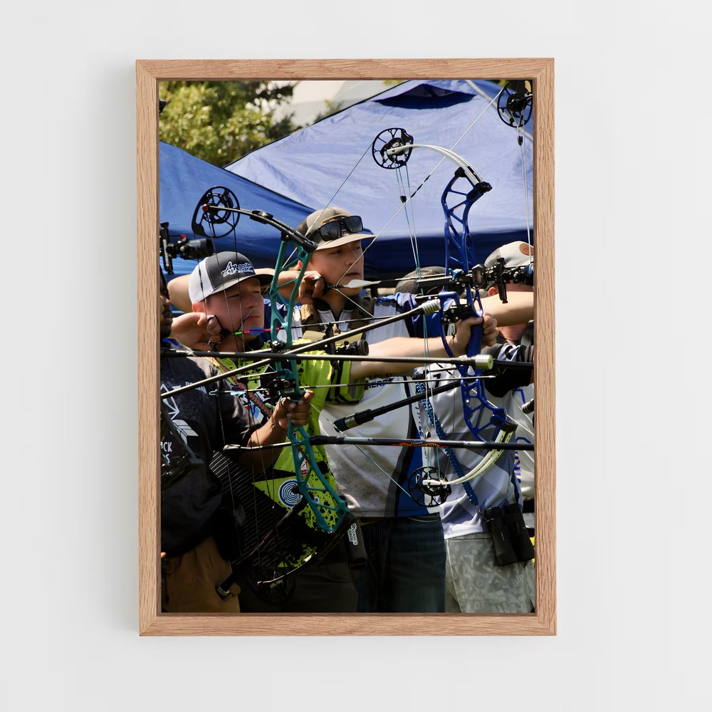 Poster Arc en Cible – affiche Tir à l’arc (vue 4)